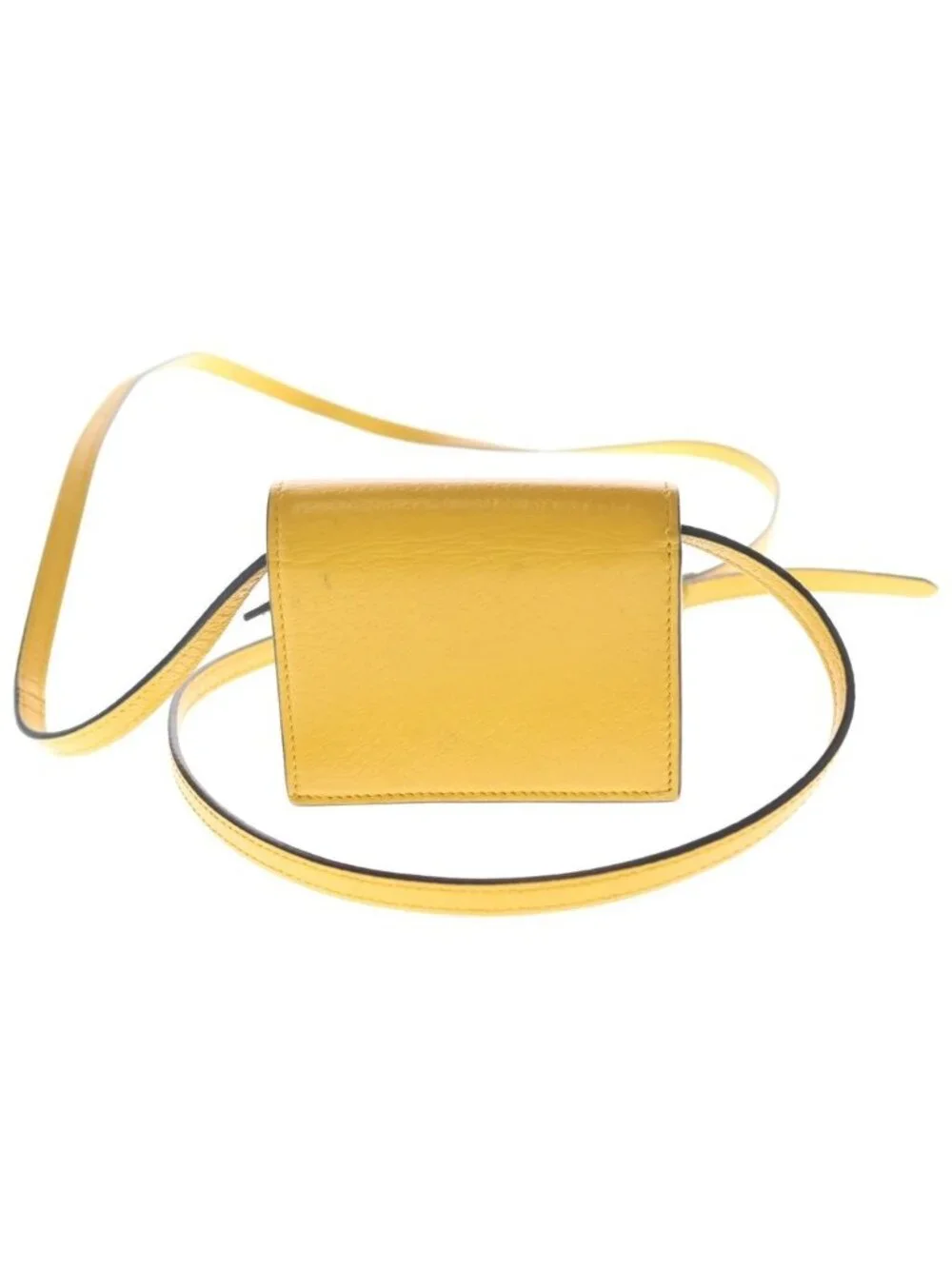 Gucci Adidas Shoulder Compact Wallet Yellow - Picture 2 of 8
